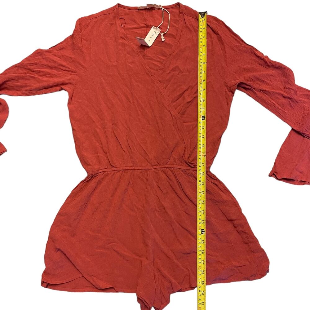 Love Stitch Long Sleeve Shorts Romper Size Medium - Picture 3 of 4